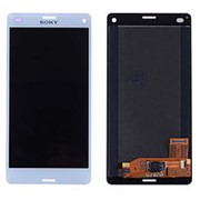 Дисплей для Sony Z3 compact в сборе с тачскрином (White) фото