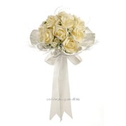Букет для невесты №23, айвори (розы 11 шт) фото