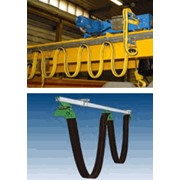 Гибкий токопродвод VAHLE - Подвесные системы (кабельные тележки) обеспечивают подвод к подвижному оборудованию силовых кабелей (как круглых, так и плоских), а также шлангов для пневматических и гидравлических установок