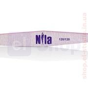 Пилочка для ногтей Nila Rhombus (серая) 120/120 фото