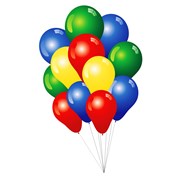 Воздушные шары 12“ наполненые гелием фото