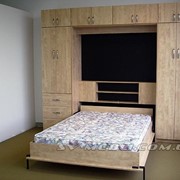 Шкаф- подъемная кровать для спальни фото
