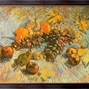 Картина Натюрморт с яблоками, грушами, лимонами и виноградом, Винсент ван Гог фото
