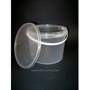 Ведро пластиковое (полипропиленовое) 3,4 литра фотография
