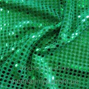 Ткань копейка (яркая зелень) фотография