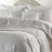 Шикарный кружевной комплект белого цвета постельного +покрывало “Gellin Home“ Elmas фото