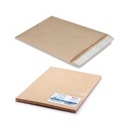 Конверт-пакеты С4 плоские (229х324 мм), до 90 листов, крафт-бумага, отрывная полоса, КОМПЛЕКТ 25 шт., фотография