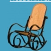 Кресло-качалка в циновке