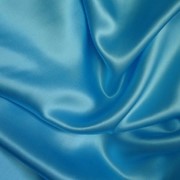 Ткань Шелк Голубой Натуральный фото