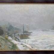 Картина Сена зимой, 1899, Лебург, Альберт фото