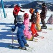 Обучение и тренировки на горных лыжах фотография