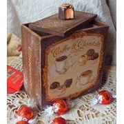 Подарочная деревянная коробка фото