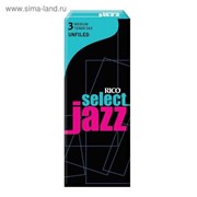 Трости для саксофона тенор Rico RRS05TSX3M Select Jazz, размер 3.0, средние (Medium), 5шт фото