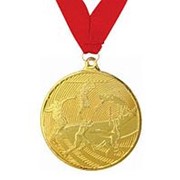 Медаль Легкая атлетика наградная с лентой 1 место 50 мм фотография