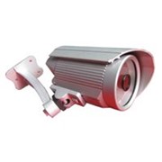 Цветная цкамера 1/3 , 0,5 Люкс, 480ТВЛ, 12 В, встроенный бъектив 6 мм, всепогодная, подсветка до 20м фотография
