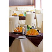 Интерьер ресторана в гостинице “Проминада“ обеспечит Вам приятное пребывание и хорошее настроение фото