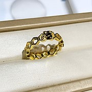 Серебряное кольцо Pandora "Пчела и соты" 167116EN16
