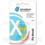 Miradent Pic-Brush запасные ершики (6 шт.) (желтый) фотография