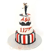 Свадебный торт в стиле Джеймс Бонд №78 фотография
