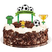 Набор для украшения торта "С Днем Рождения, футболист"