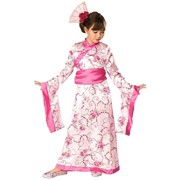 Карнавальный костюм для детей Rubie's Принцесса Азии в розовом кимоно детский, M (5-7 лет) фото