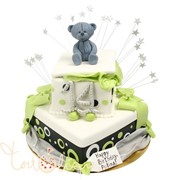 Детский торт Мишка Тедди на торте №400 фото