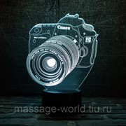 Светильник 3D 3DTOYSLAMP Фотоаппарат фото