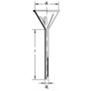 Воронка лабораторная с длинным стеблем д=60мм, Boro 3.3, ТС 1503/60 фотография