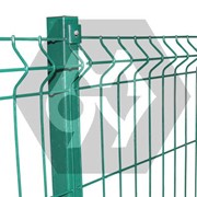 Секционный проволочный забор ТМ Казачка, размер секции: 1,8х2,5 м. Покрытие: цинк и полимер фотография