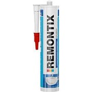 Герметик REMONTIX силиконовый санитарный бесцветный 310мл. 1611 /12/ фото
