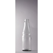 Стеклянная бутылка под розлив соков, прозрачное стекло, 250 мл, вид 2 фотография