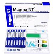 Magma NT - это современный универсальный реставрационный рентгеноконтрастный фотополимерный композит фотография
