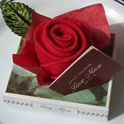 Сувенир из махровых полотенец Бутон розы