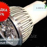 Светодиодная лампа GU10 Артикул CO-R205-4W, теплый белый фотография