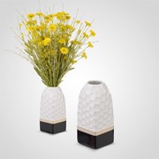 Ваза Керамическая Черная “Lunar Crater“ S фото