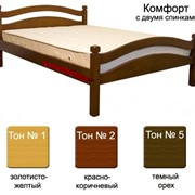 Двуспальная кровать из сосны Комфорт фото