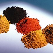 Пигмент оксида железа для применения в резинотехнической промышленности