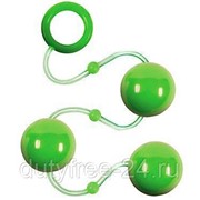 Зеленые анальные шарики Renegade Pleasure Balls фотография