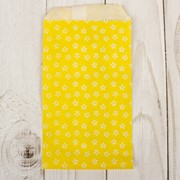 Пакет фасовочный “Цветочки на желтом“, 8 х 15 см 1 шт. фотография
