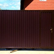 Красивые раздвижные ворота, откатные ворота и кали фото