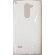 Чехол силиконовый S Line для LG G3 Stylus D690 белый фото