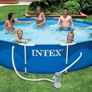 Каркасный бассейн Intex 28218 Metal Frame Pool (366х99) фото