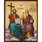 Писанная икона Св. Троица фото