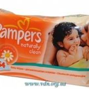 Салфетки Pampers 64шт NATURALLY CLEAN