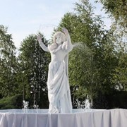 “Живой фонтан“ в Алматы на праздник фото