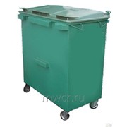 Бак для мусора с крышкой на колёсах в Крыму фото