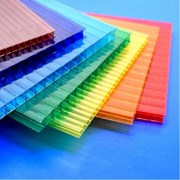 Сотовый поликарбонат от 4 до 10 мм цветной и прозрачный. Тепличный для беседок или навесов. Доставка по всей области. 2 УФ защита № 1845-03-019 фото