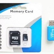 Mикро SD карта 64 ГБ и USB-флеш переходник фотография