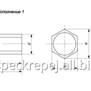 Болт с шестигранной уменьшенной головкой и направляющим подголовником, класс точности С ГОСТ 15590-70 фотография