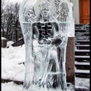 Изготовление ледяных скульптур фотография